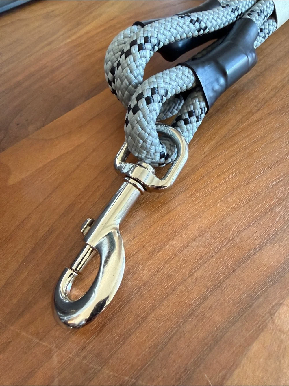 Mountain Dog Heavy Duty Reflective Rope Dog Leash - Light Gray - 6 foot